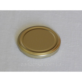 Кришка закаточна твіст-офф розмір 82 мм золото
