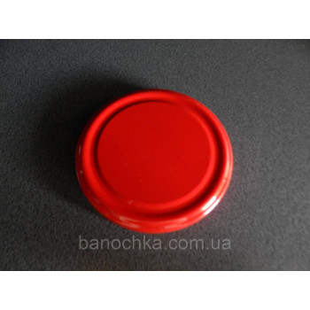 Кришка закаточна твіст-офф 100 мм червона (на банки з широкою горловиною)