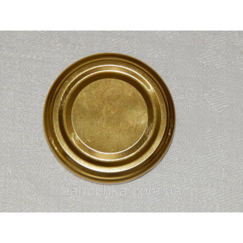 Кришка закаточна твіст-офф розмір 53 мм золото
