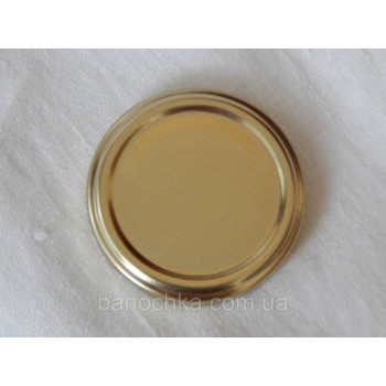 Кришка закаточна твіст-офф розмір 70 мм золото