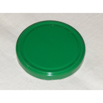 Кришка закаточна твіст-офф розмір 100 мм зелена (на банки з широкою горловиною)