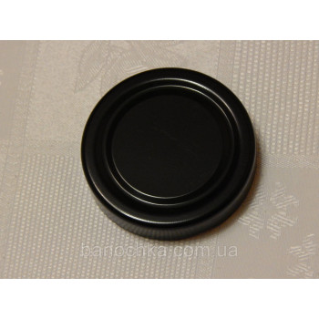 Кришка закаточна твіст-офф розмір 63 мм Deep чорна (висота 15 мм)