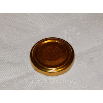 Кришка закаточна твіст-офф розмір 48 мм золото