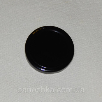 Кришка закаточна твіст-оф розмір 48 мм чорна