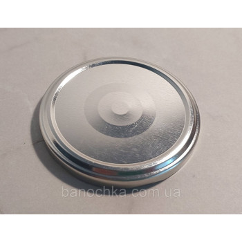 Кришка закаточна твіст-офф 82 мм срібло для стерилізації